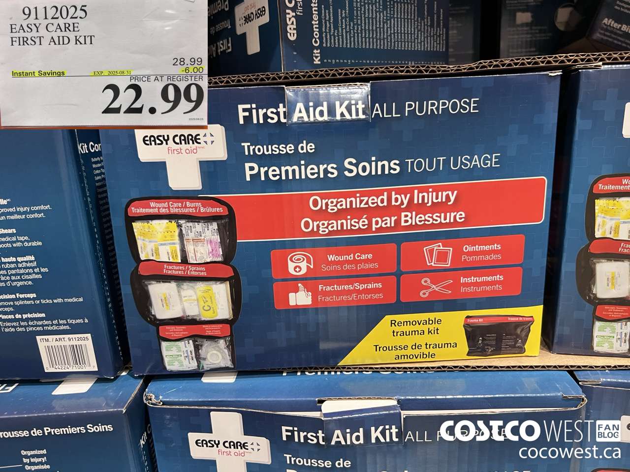 9112025 EASY CARE FIRST AID KIT ($6.00 INSTANT SAVINGS EXPIRES ON 2025-08-31) $22.99