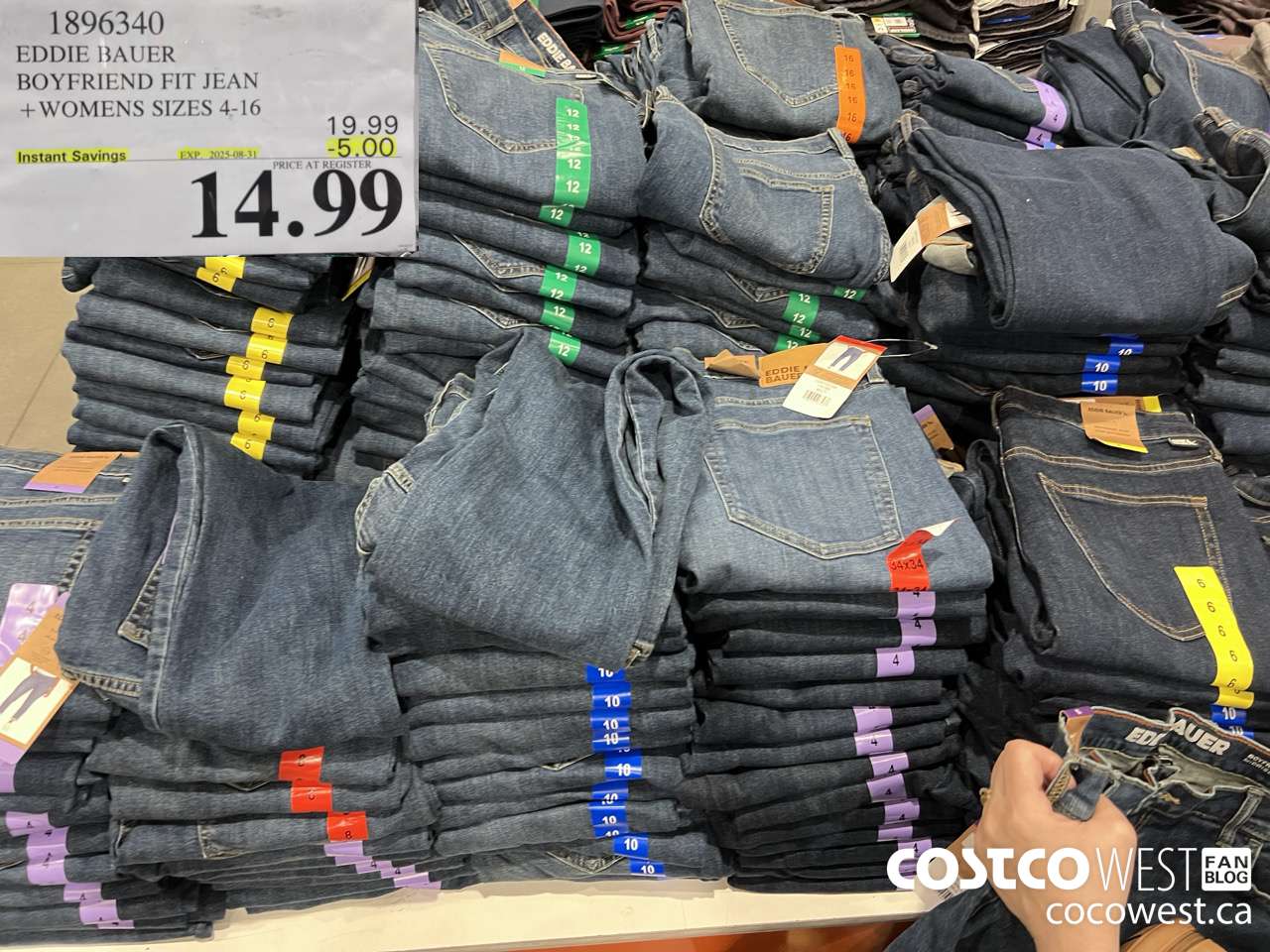 1896340 EDDIE BAUER BOYFRIEND FIT JEAN WOMENS SIZES 4-16 ($5.00 INSTANT SAVINGS EXPIRES ON 2025-08-31) $14.99