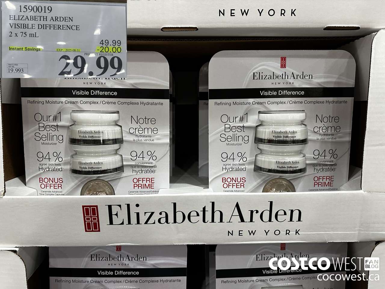 1590019 ELIZABETH ARDEN VISIBLE DIFFERENCE 2 X 75 ML ($20.00 INSTANT SAVINGS EXPIRES ON 2025-08-31) $29.99