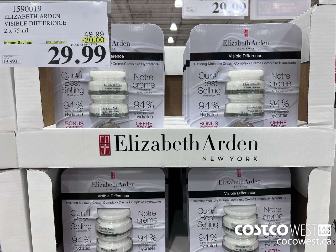 1590019 ELIZABETH ARDEN VISIBLE DIFFERENCE 2 X 75 ML ($20.00 INSTANT SAVINGS EXPIRES ON 2025-08-31) $29.99