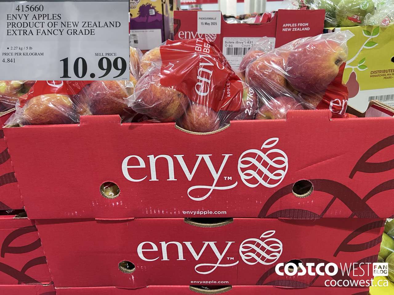 415660 ENVY APPLES PRODUCT OF NEW ZEALAND EXTRA FANCY GRADE $10.99