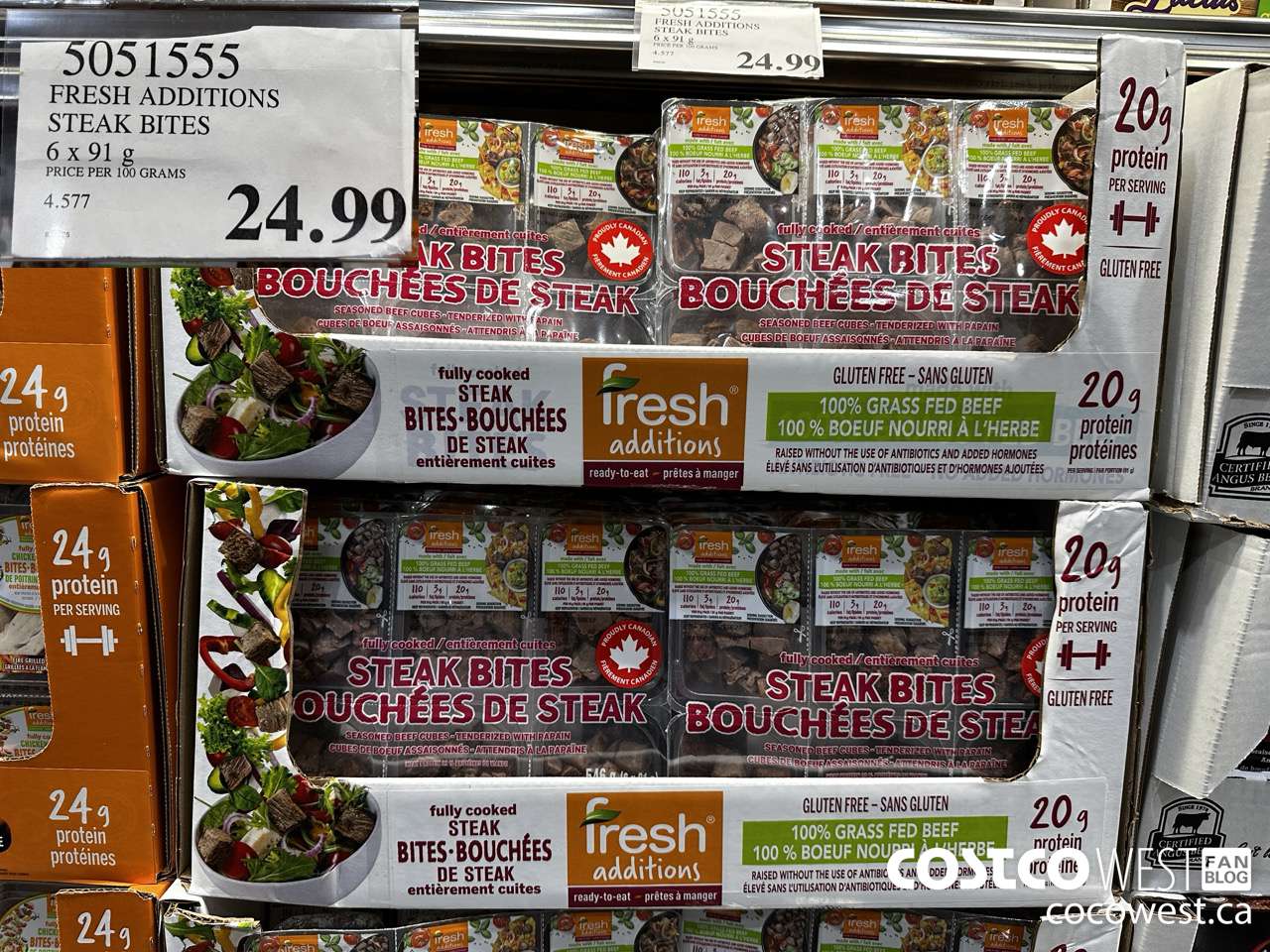 5051555 FRESH ADDITIONS STEAK BITES 6 X 91G $24.99