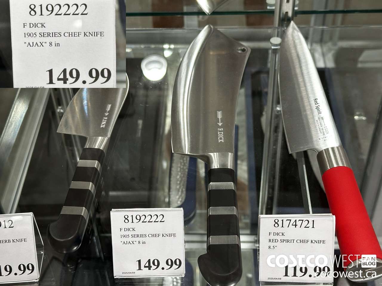 8192222 F DICK 1905 SERIES CHEF KNIFE 