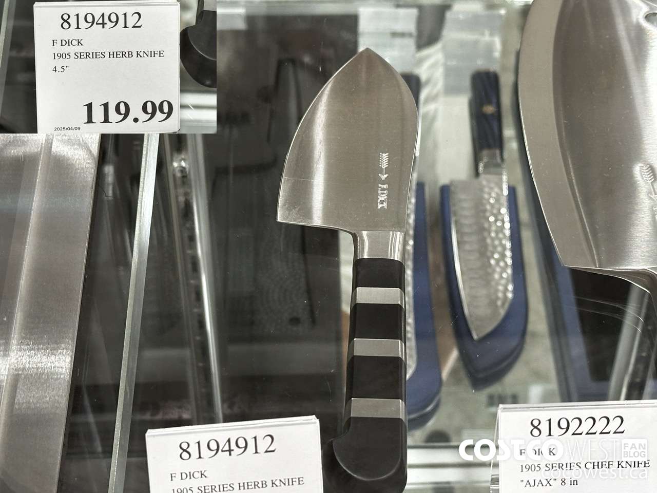 8194912 F DICK 1905 SERIES HERB KNIFE 4.5