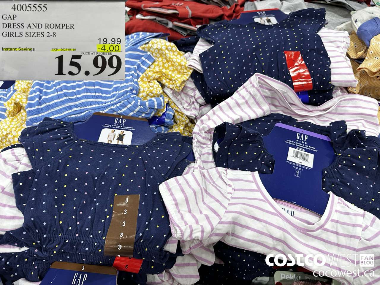 4005555 GAP DRESS AND ROMPER GIRLS SIZES 2-8 ($4.00 INSTANT SAVINGS EXPIRES ON 2025-08-10) $15.99