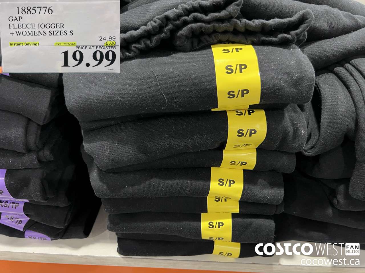 1885776 GAP FLEECE JOGGER WOMENS SIZES S ($5.00 INSTANT SAVINGS EXPIRES ON 2025-08-31) $19.99