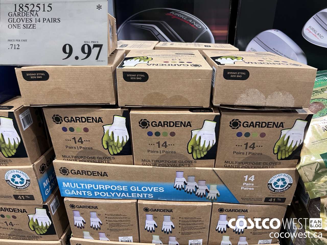 1852515 GARDENA GLOVES 14 PAIR ONE SIZE $9.97