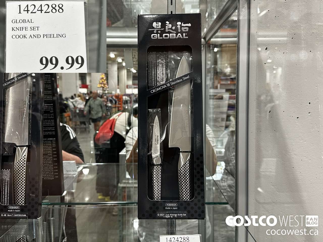 1424288 GLOBAL KNIFE SET COOK AND PEELING $99.99