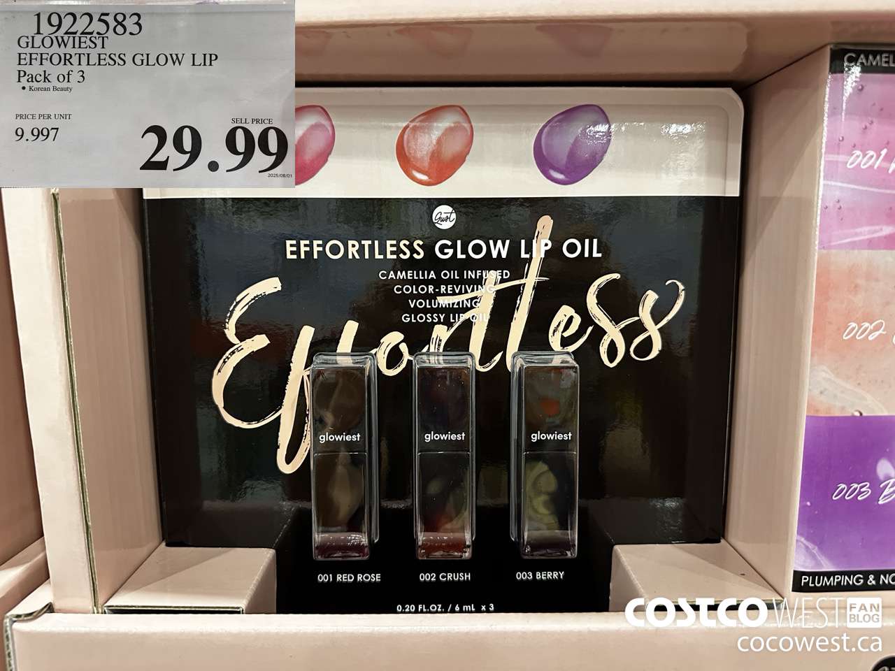 1922583 GLOWIEST EFFORTLESS GLOW LIP 3PK $29.99