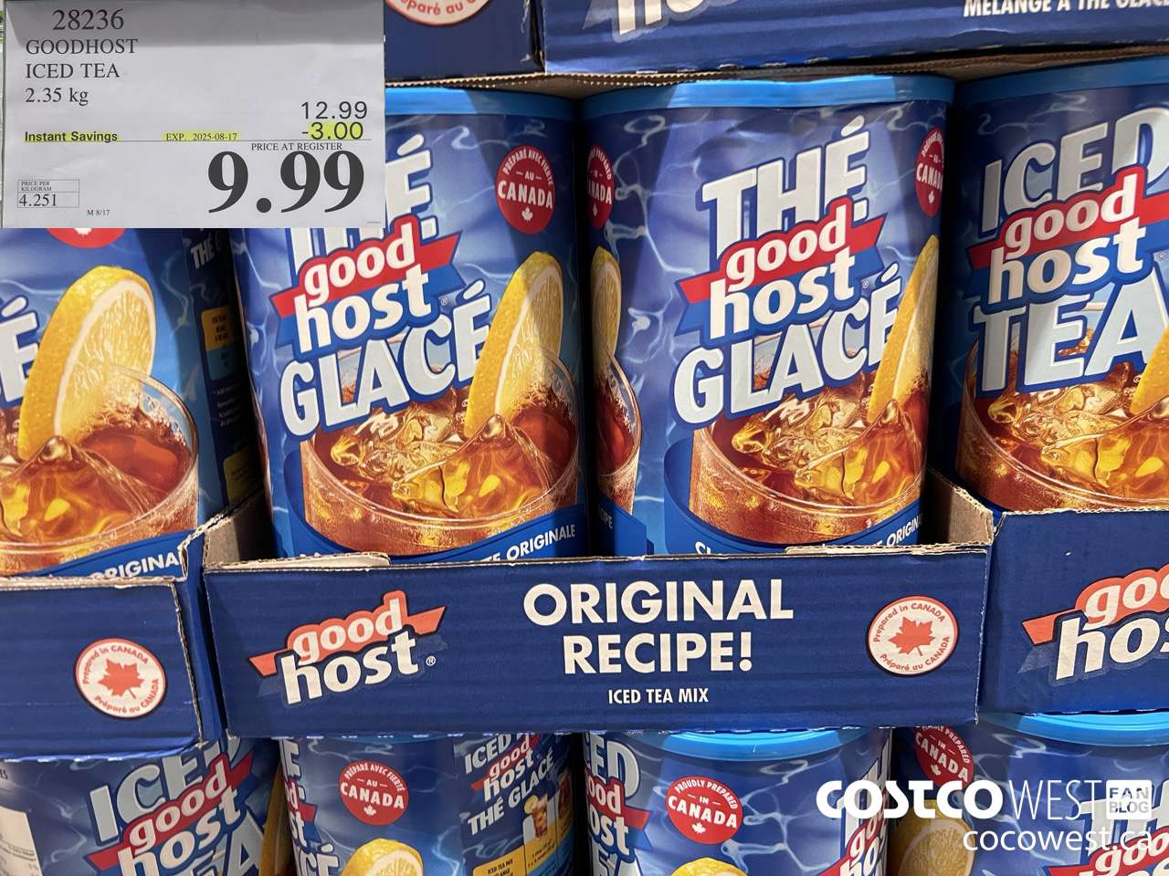 28236 GOODHOST ICED TEA 2.35 kg ($3.00 INSTANT SAVINGS EXPIRES ON 2025-08-17) $9.99