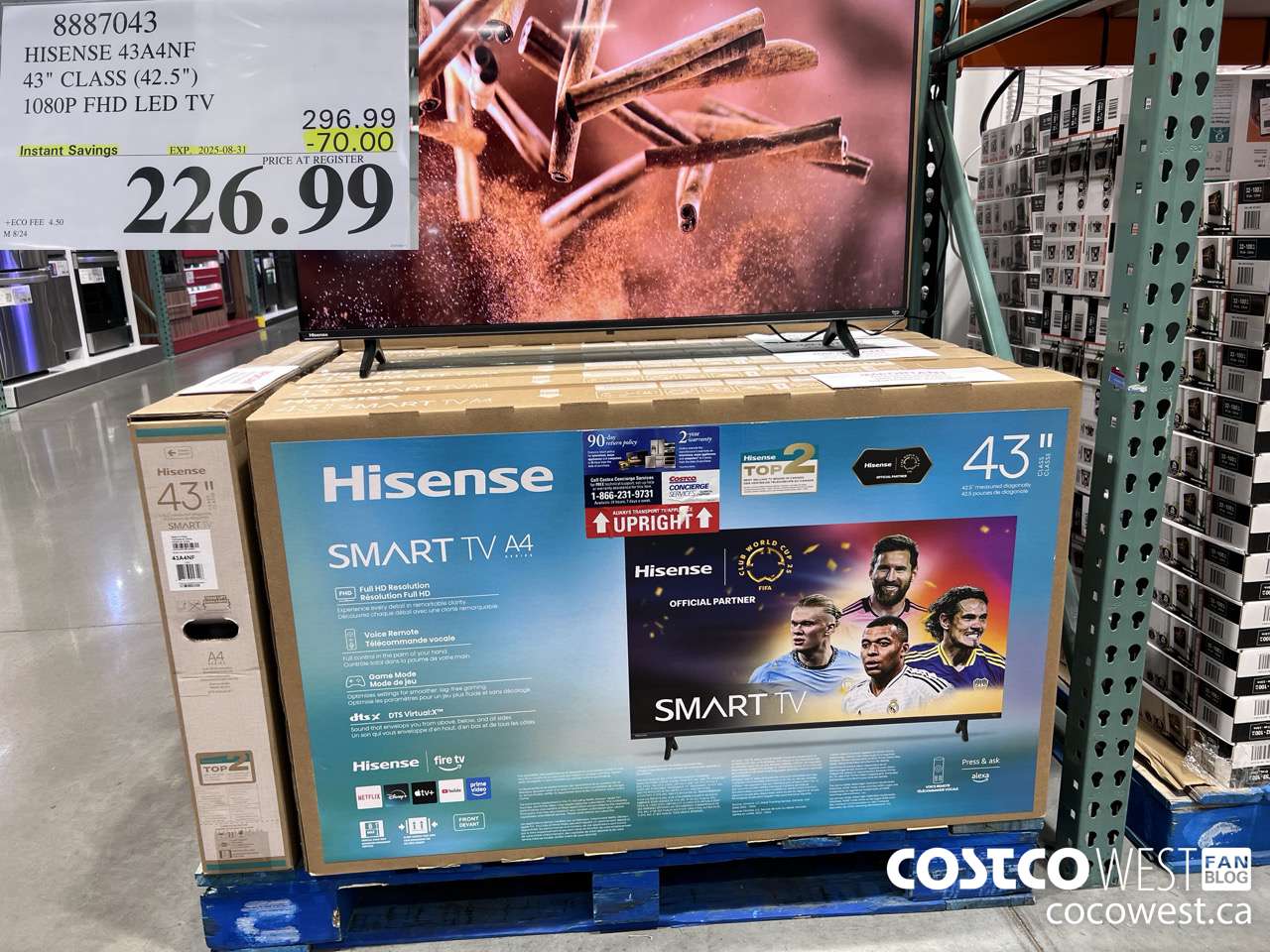 8887043 HISENSE 43A4NF 43