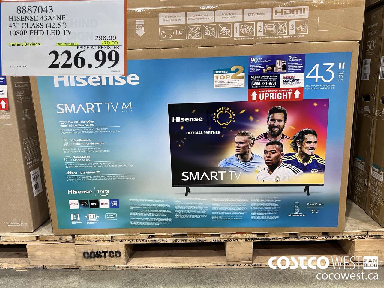 8887043 HISENSE 43A4NF 43