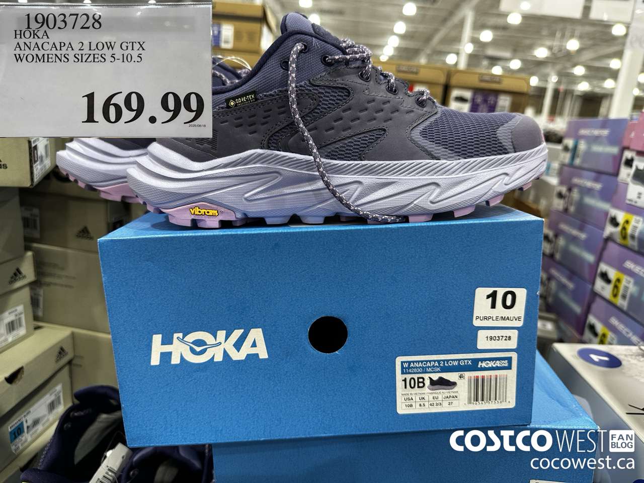 1903728 HOKA ANACAPA 2 LOW GTX WOMENS SIZES 5-10.5 $169.99