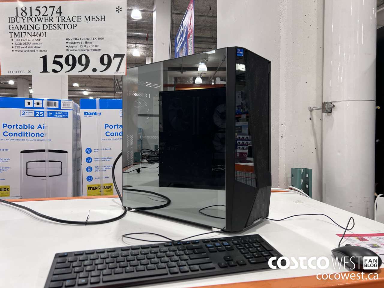 1815274 IBUYPOWER TRACE MESH GAMING DESKTOP TMI7N4601 $1599.97
