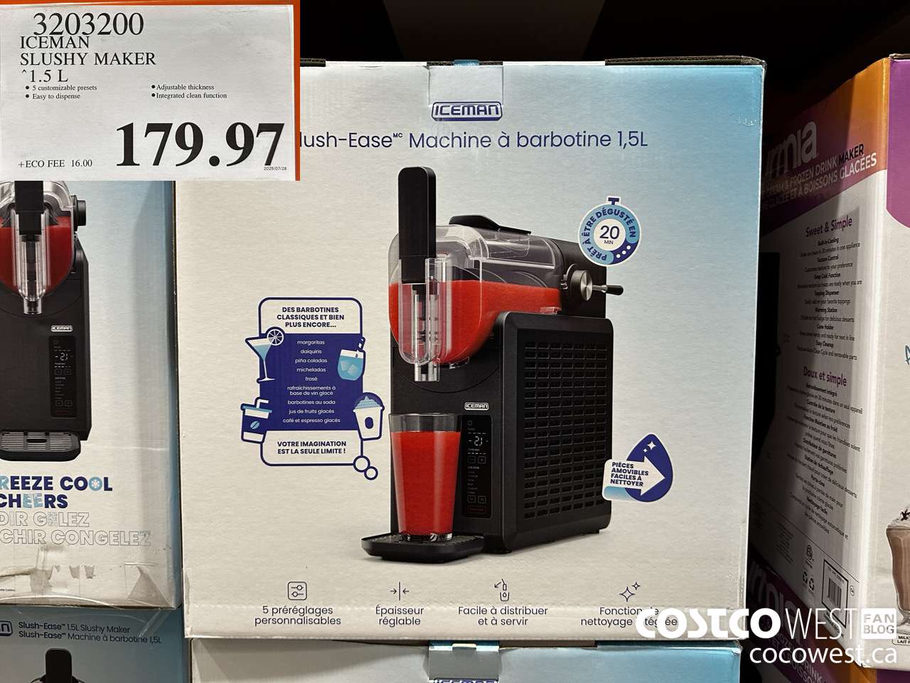 3203200 ICEMAN SLUSHY MAKER 1.5L $179.97