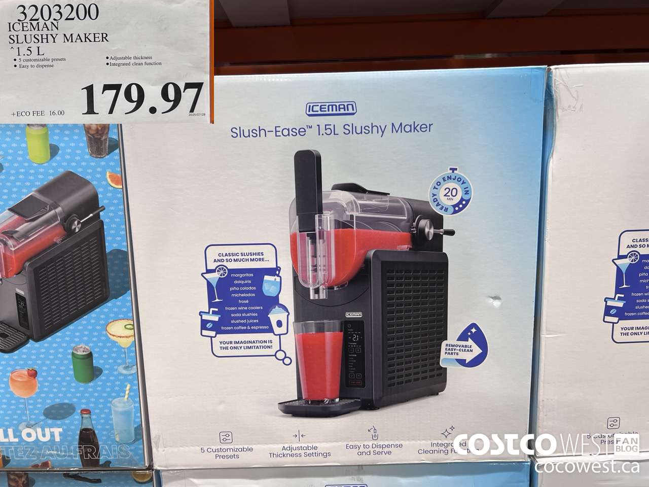 3203200 ICEMAN SLUSHY MAKER 1.5L $179.97