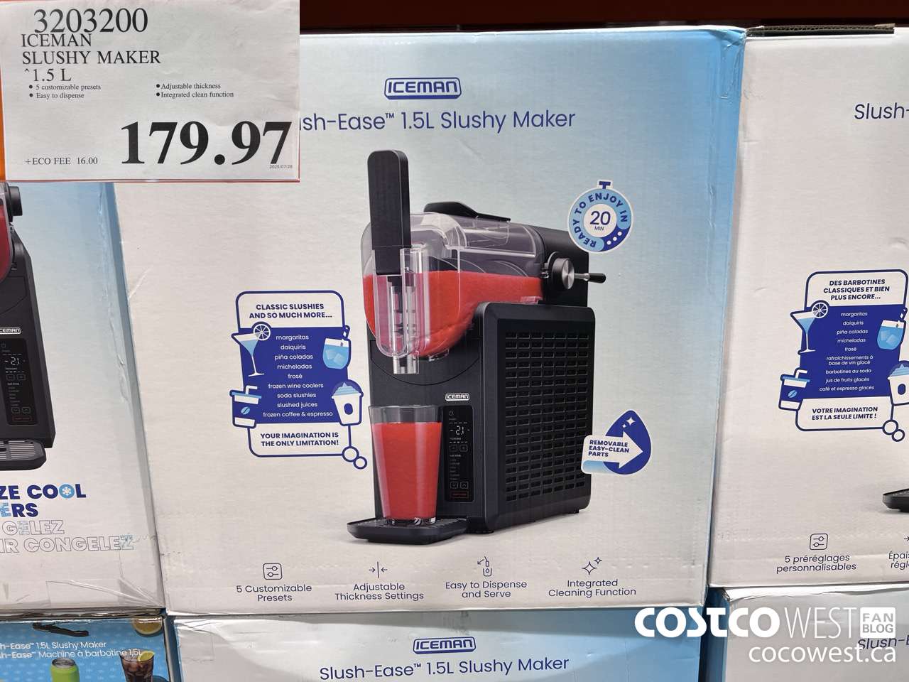 3203200 ICEMAN SLUSHY MAKER 1.5L $179.97