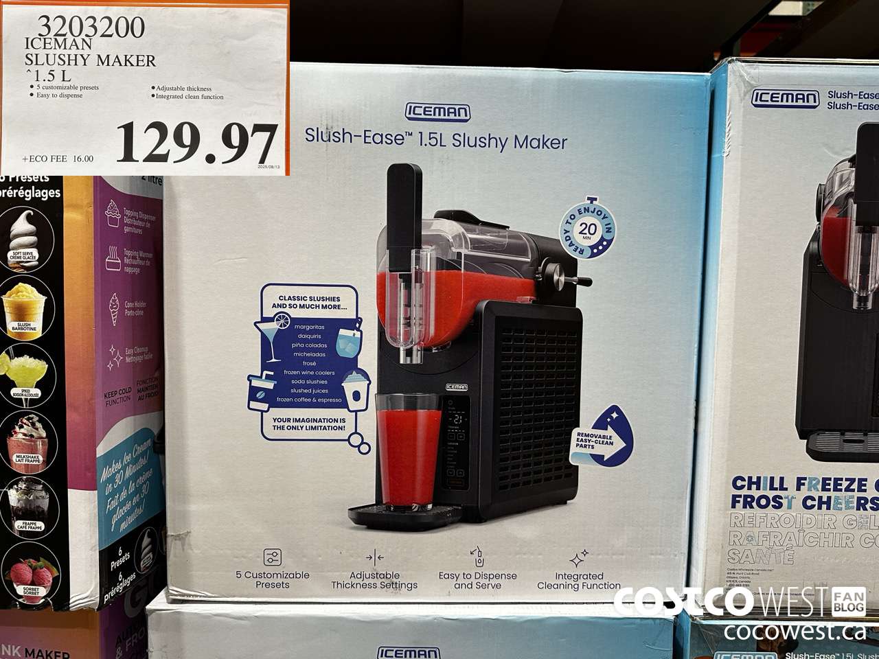 3203200 ICEMAN SLUSHY MAKER 1.5L $129.97