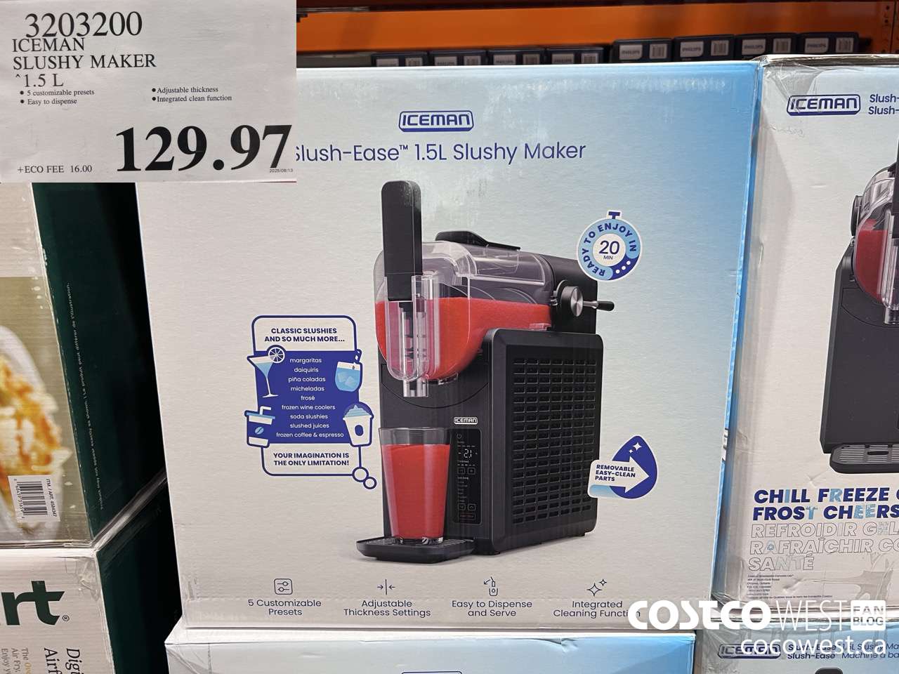 3203200 ICEMAN SLUSHY MAKER 1.5L $129.97