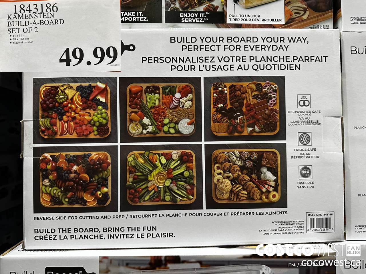 1843186 KAMENSTEIN BUILD-A-BOARD SET OF 2 $49.99