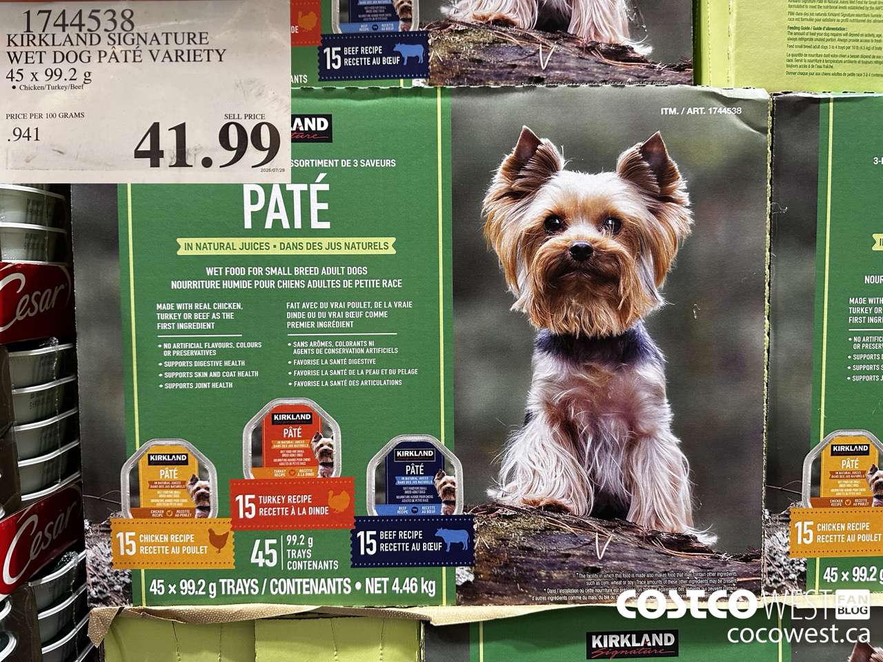 1744538 KIRKLAND SIGNATURE WET DOG PATE VARIETY 45 X 99.2G $41.99