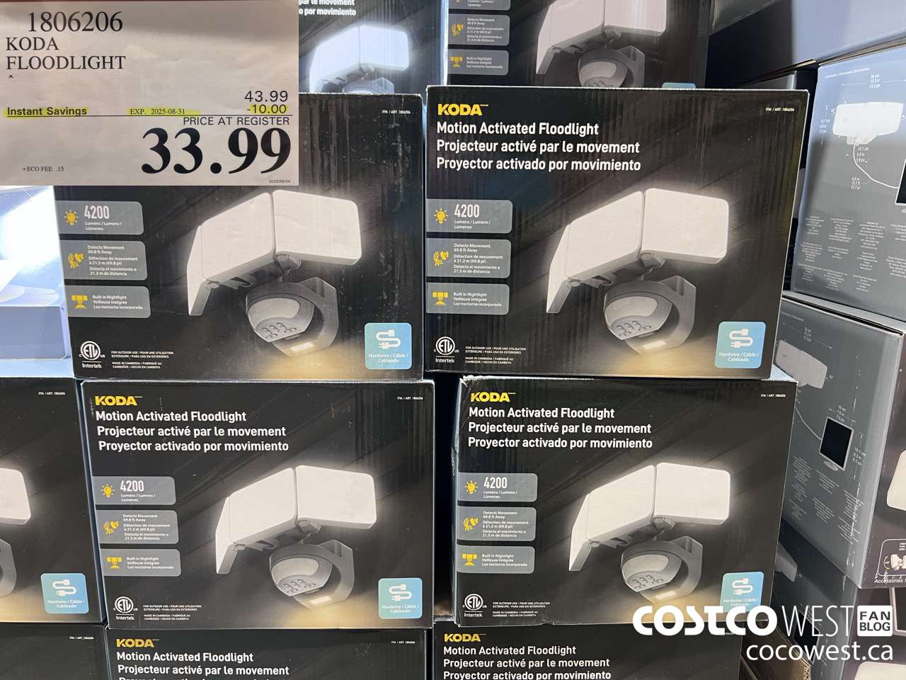 1806206 KODA FLOODLIGHT ($10.00 INSTANT SAVINGS EXPIRES ON 2025-08-31) $33.99