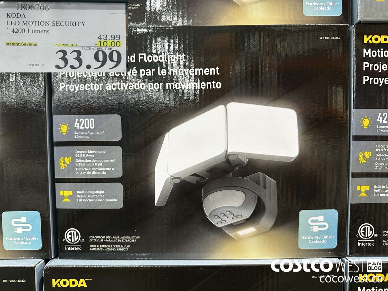1806206 KODA FLOODLIGHT ($10.00 INSTANT SAVINGS EXPIRES ON 2025-08-31) $33.99