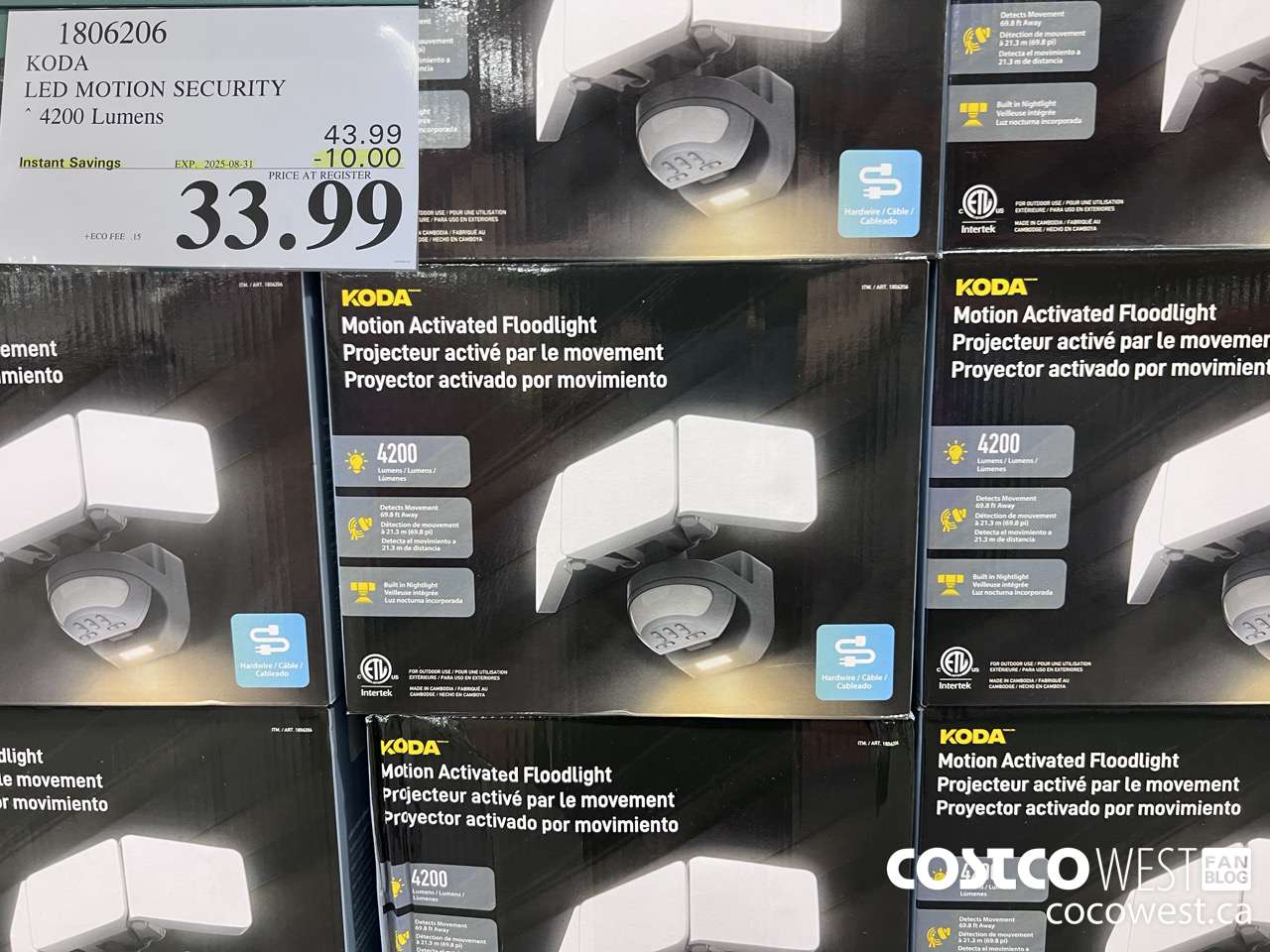 1806206 KODA FLOODLIGHT ($10.00 INSTANT SAVINGS EXPIRES ON 2025-08-31) $33.99