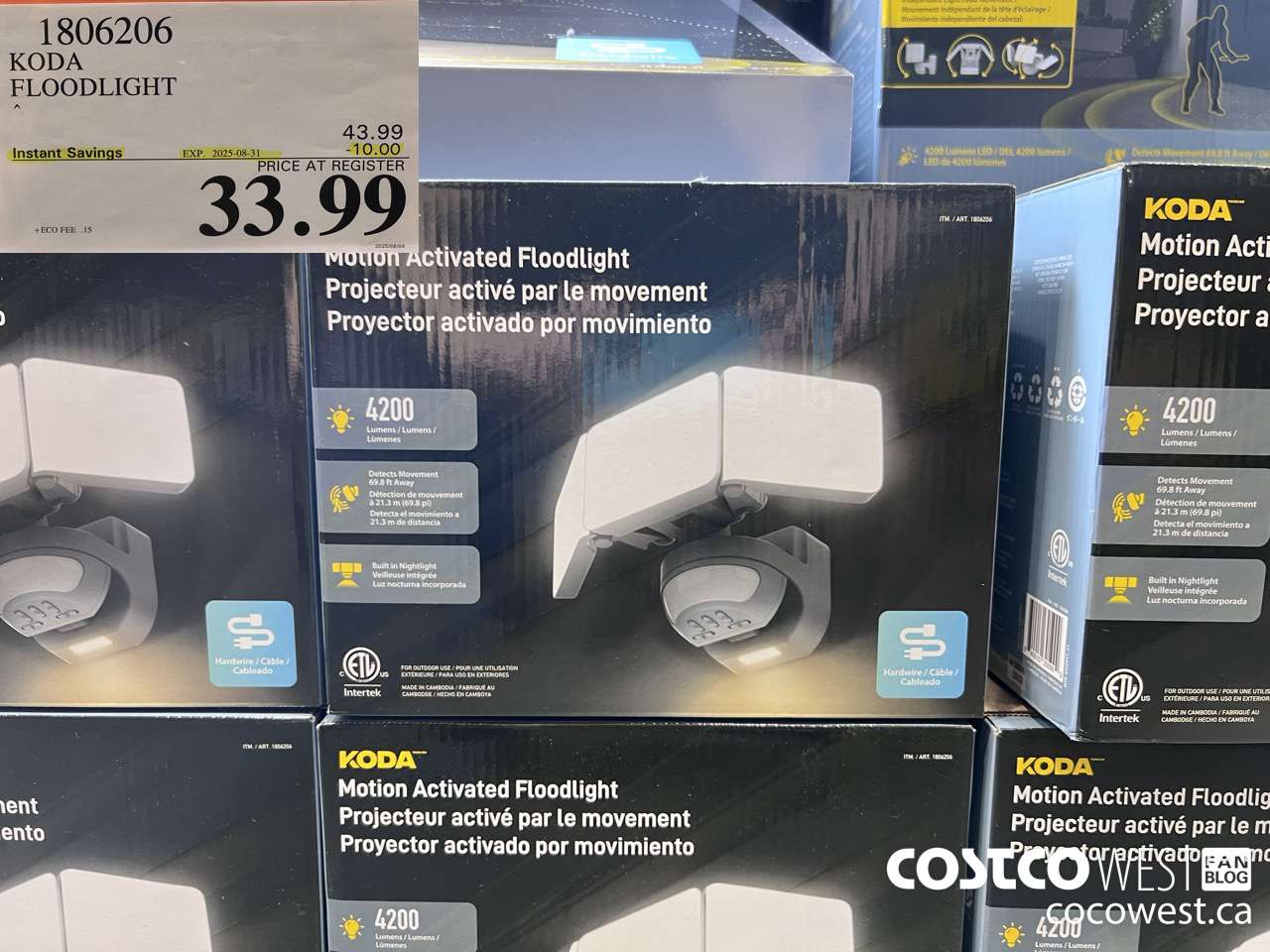 1806206 KODA FLOODLIGHT ($10.00 INSTANT SAVINGS EXPIRES ON 2025-08-31) $33.99