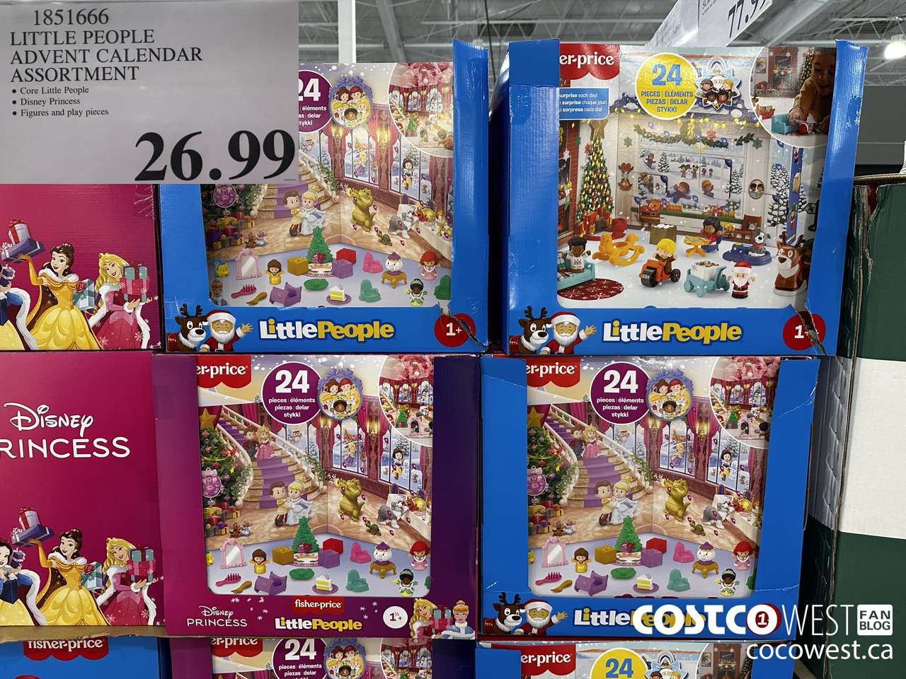1851666 LITTLE PEOPLE ADVENT CALENDAR ASSORTMENT $26.99