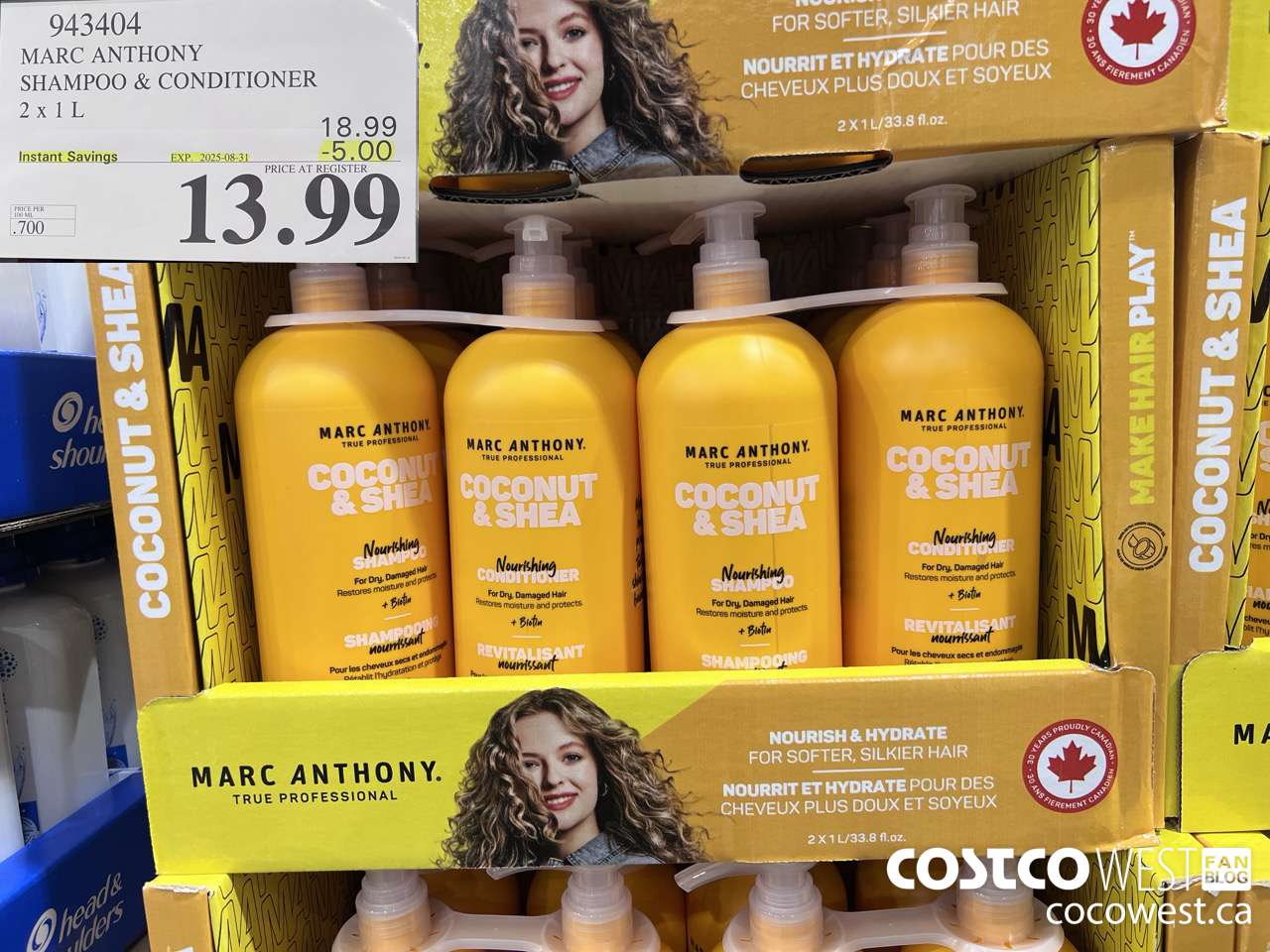 943404 MARC ANTHONY SH & CD 2 X 1L ($5.00 INSTANT SAVINGS EXPIRES ON 2025-08-31) $13.99