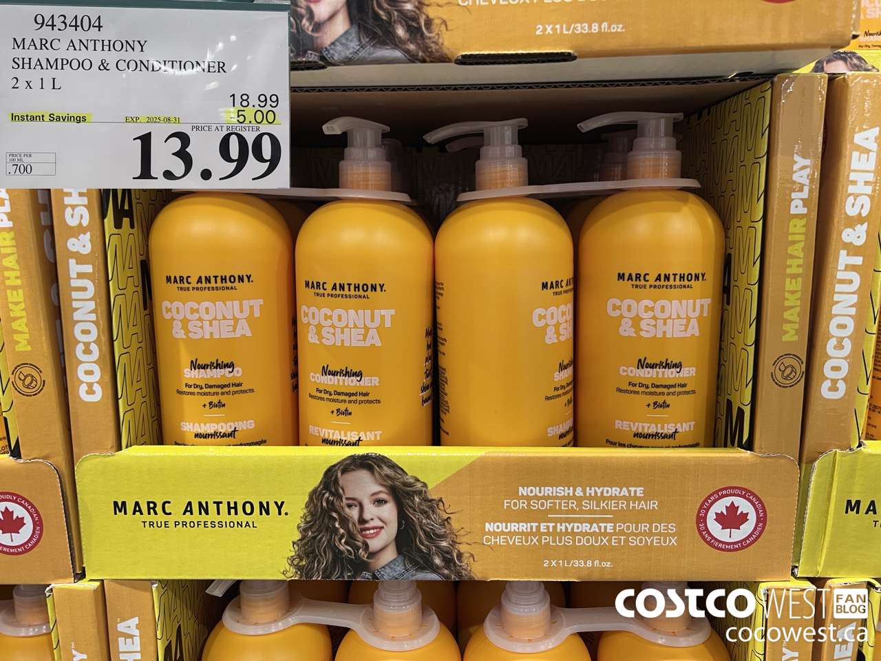 943404 MARC ANTHONY SH & CD 2 X 1L ($5.00 INSTANT SAVINGS EXPIRES ON 2025-08-31) $13.99