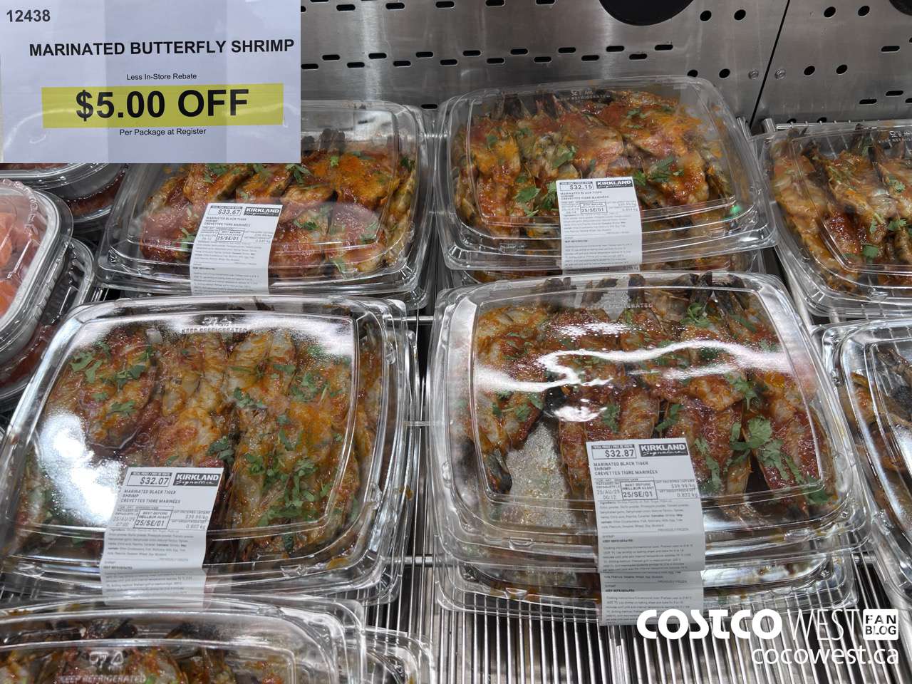 12438 MARINATED BLACK TIGER SHRIMP ($5.00 INSTANT SAVINGS)