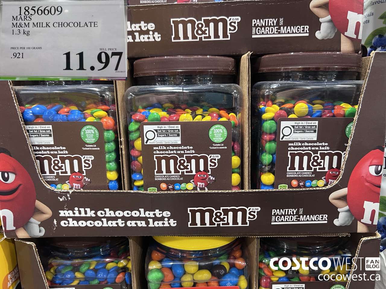 1856609 MARS M&M MILK CHOCOLATE 1.3KG $11.97