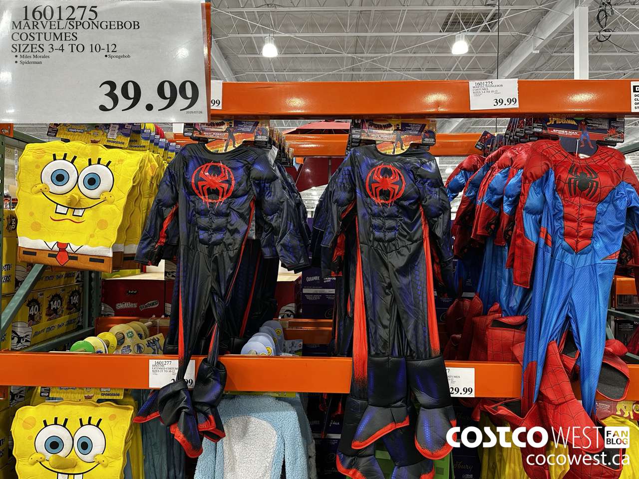 1601275 MARVEL/STAR WARS COSTUMES SIZES 3-4 TO 10-12 $39.99