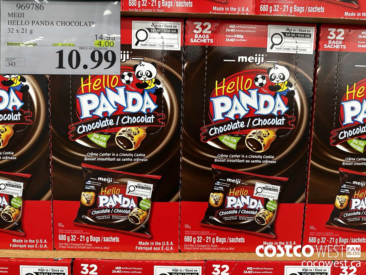 969786 MEIJI HELLO PANDA 32 x 21 g ($4.00 INSTANT SAVINGS EXPIRES ON 2025-08-03) $10.99