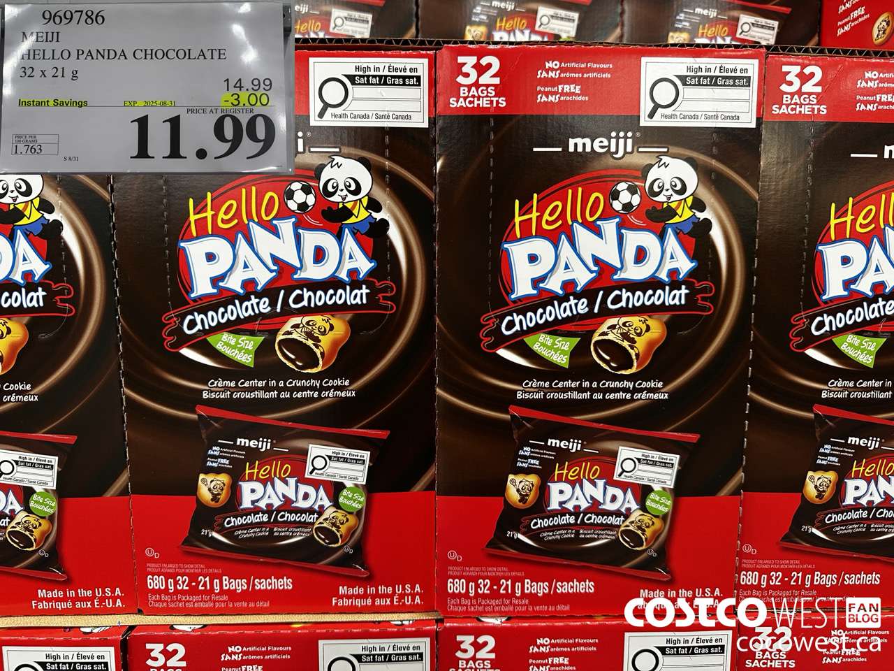 969786 MEIJI HELLO PANDA 32 x 21 g ($3.00 INSTANT SAVINGS EXPIRES ON 2025-08-31) $11.99