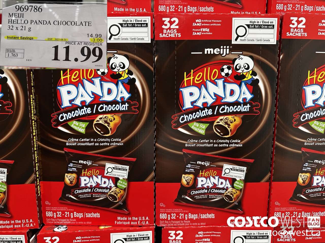 969786 MEIJI HELLO PANDA 32 x 21 g ($3.00 INSTANT SAVINGS EXPIRES ON 2025-08-31) $11.99