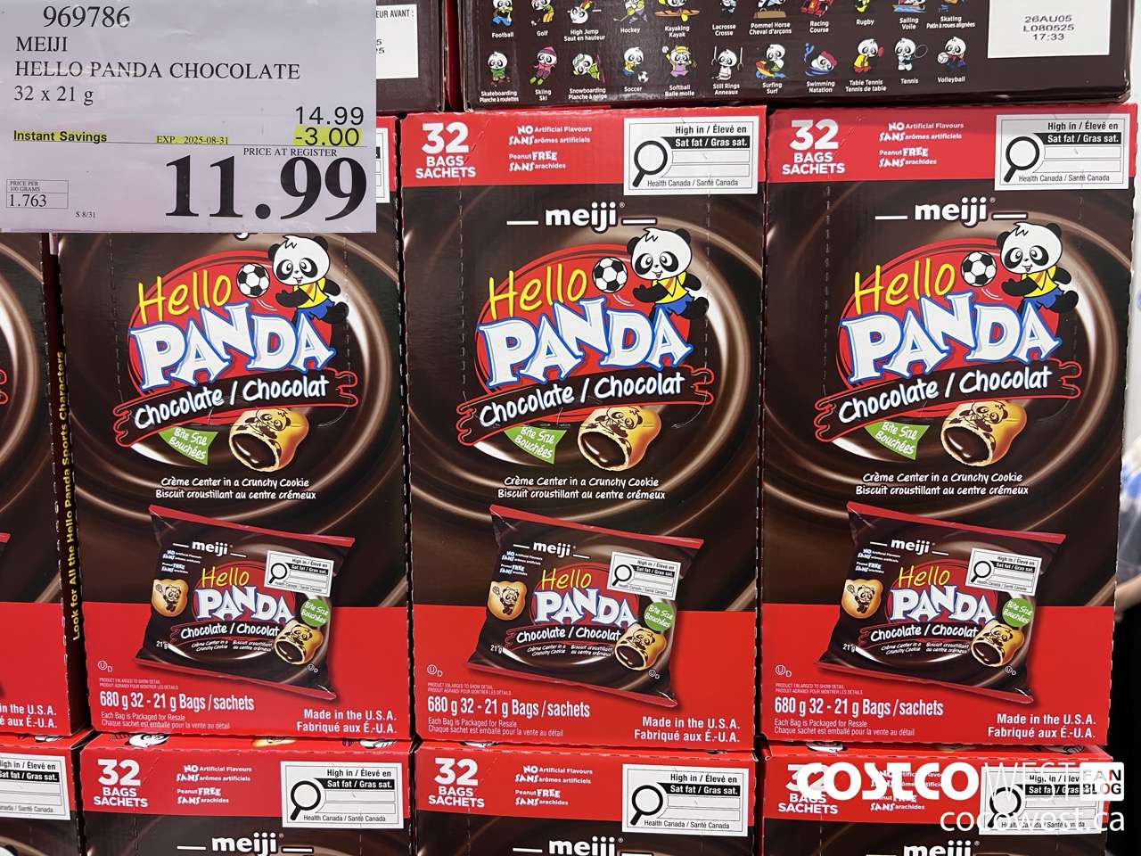 969786 MEIJI HELLO PANDA 32 x 21 g ($3.00 INSTANT SAVINGS EXPIRES ON 2025-08-31) $11.99