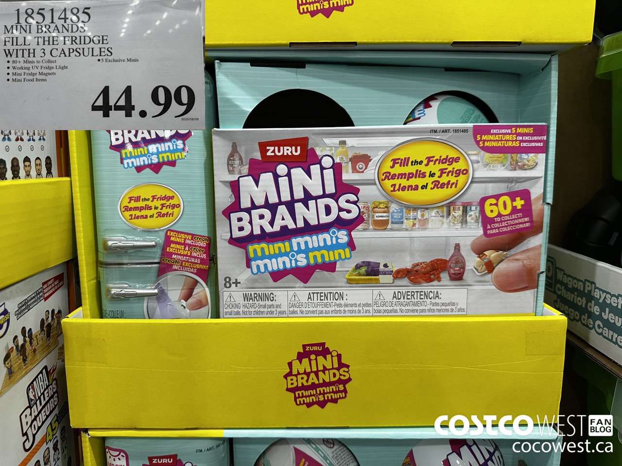 1851485 MINI BRANDS FILL THE FRIDGE WITH 3 CAPSULES $44.99