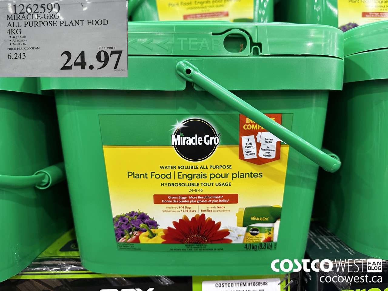 1262590 MIRACLE-GRO ALL PURPOSE PLANT FOOD 4KG $24.97