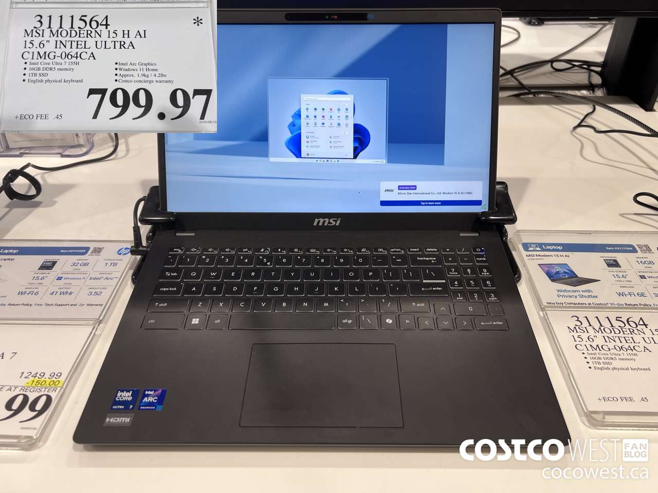 3111564 MSI MODERN 15 H AI 15.6