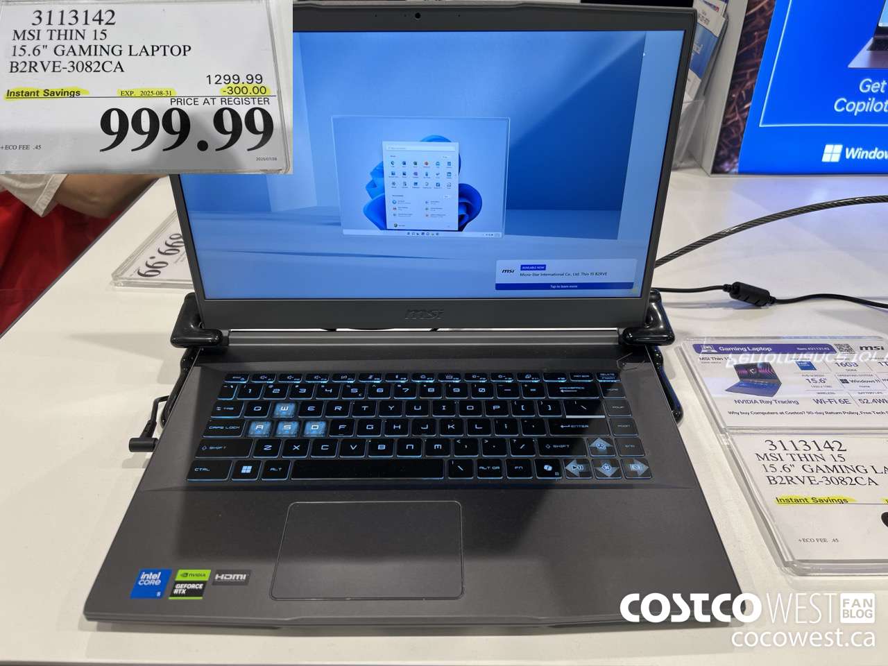 3113142 MSI THIN 15 15.6