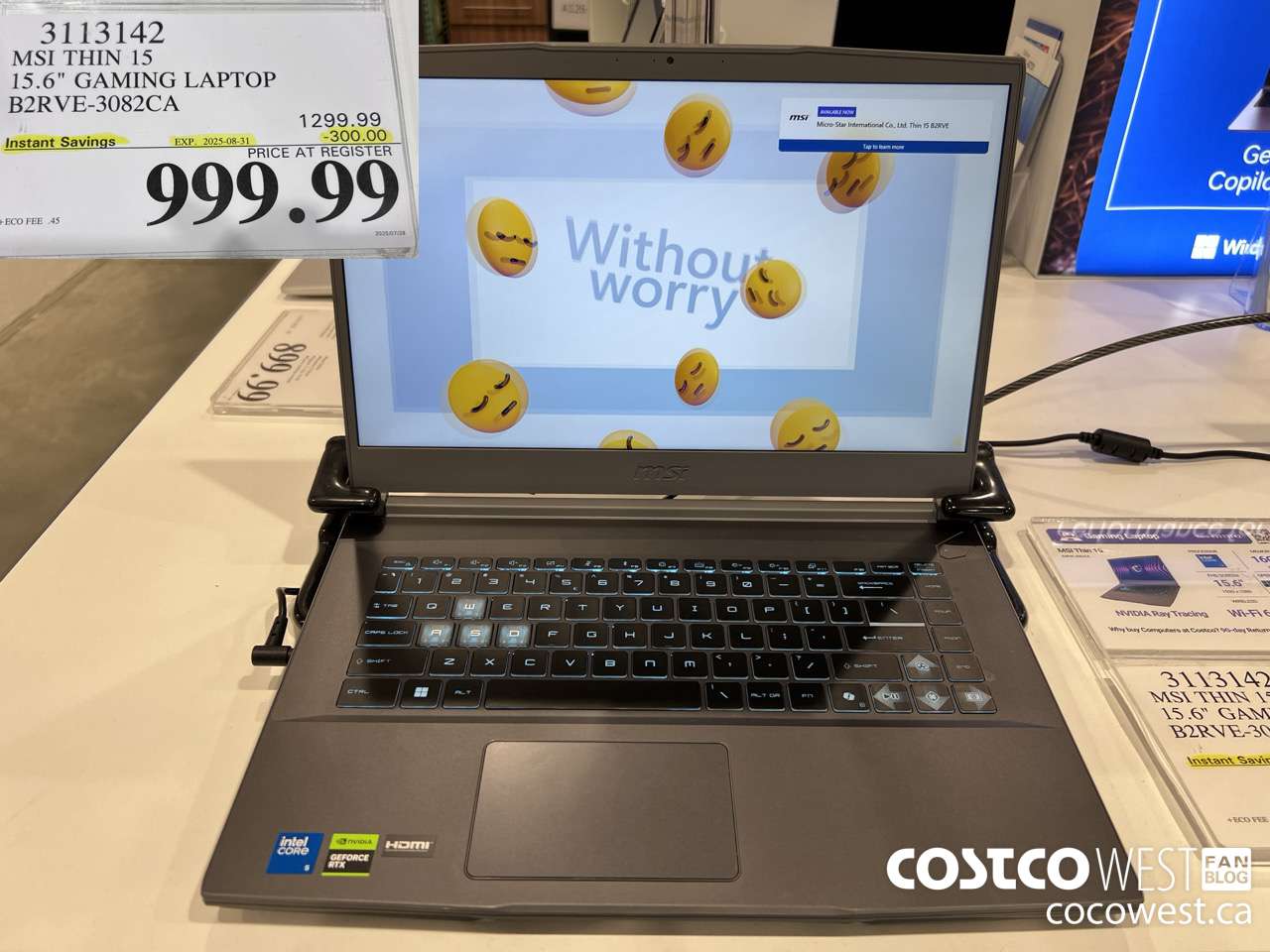 3113142 MSI THIN 15 15.6