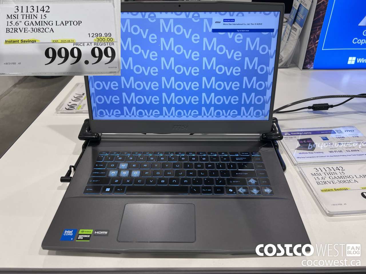 3113142 MSI THIN 15 15.6