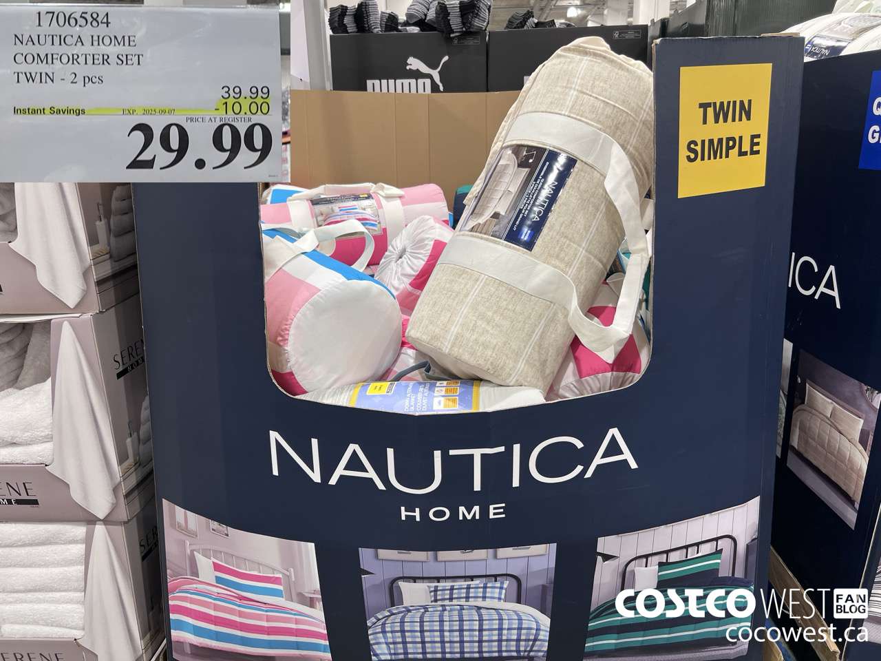 1706584 NAUTICA HOME COMFORTER SET TWIN 2PCS ($10.00 INSTANT SAVINGS EXPIRES ON 2025-09-07) $29.99