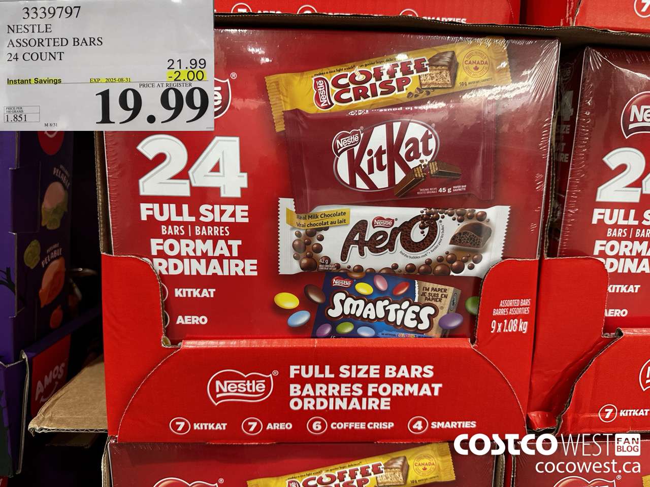 3339797 NESTLE VARIETY PACK 24 PACK ($2.00 INSTANT SAVINGS EXPIRES ON 2025-08-31) $19.99