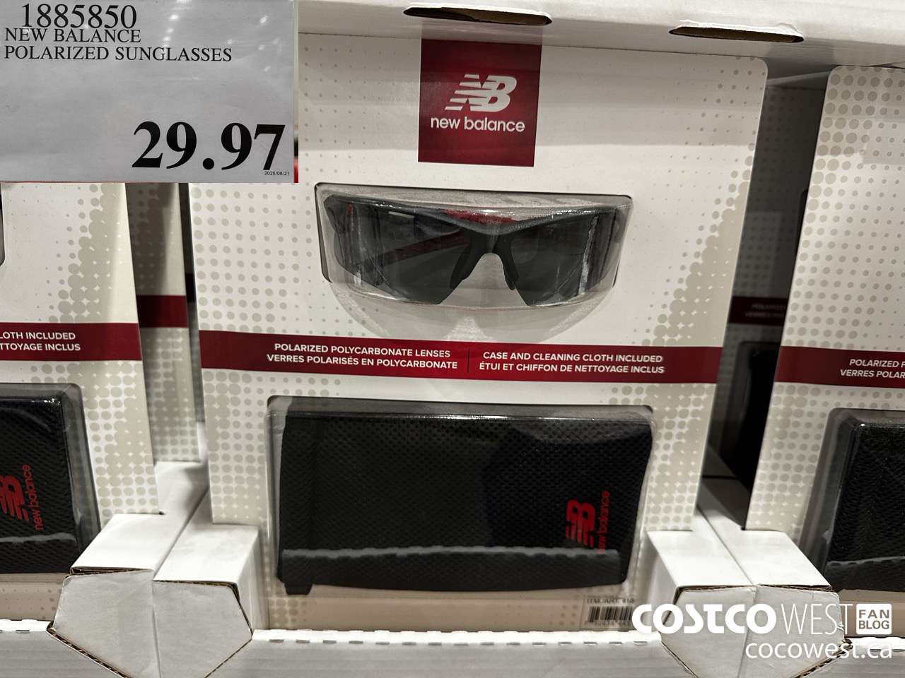 1885850 NEW BALANCE POLARIZED SUNGLASSES $29.97