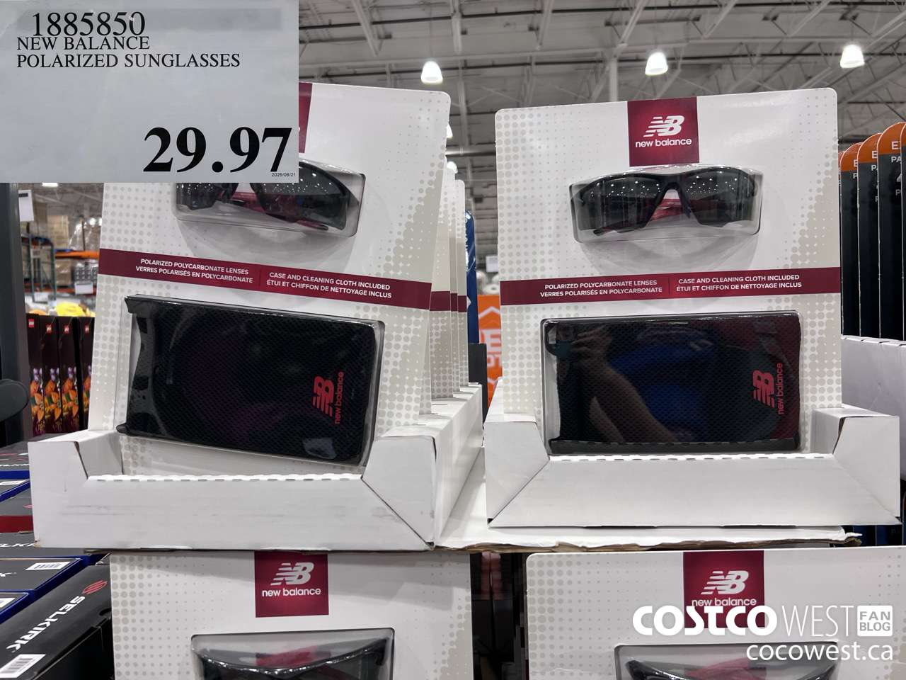 1885850 NEW BALANCE POLARIZED SUNGLASSES $29.97