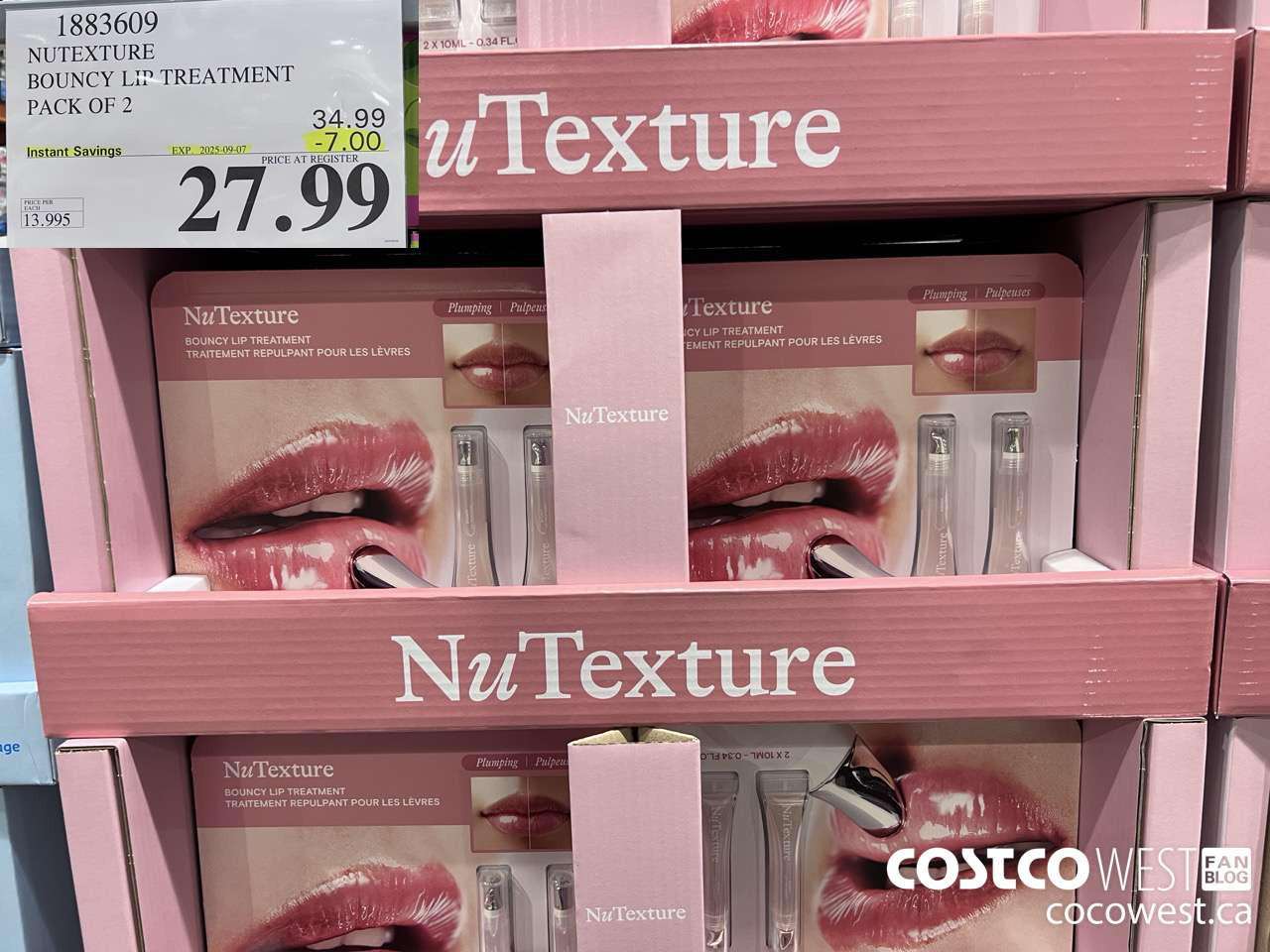 1883609 NUTEXTURE BOUNCY LIP TREATMENT 2 PACK ($7.00 INSTANT SAVINGS EXPIRES ON 2025-09-07) $27.99